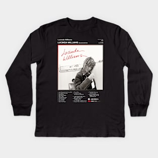 Lucinda Williams - Lucinda Williams Tracklist Album Kids Long Sleeve T-Shirt